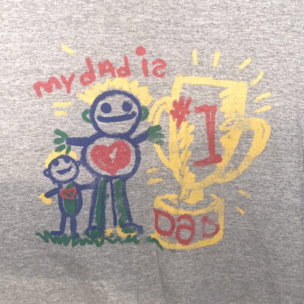 My Dad is #1 graphic short sleeve t-shirt